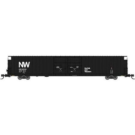 Bluford Shops 86 ft. No.355133 N Norfolk & Western Double Door Auto Parts Boxcar BLU86660